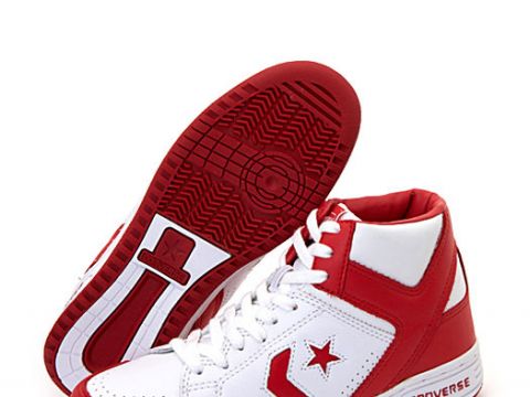 CONVERSE匡威 中性 篮球鞋 108461 白/红